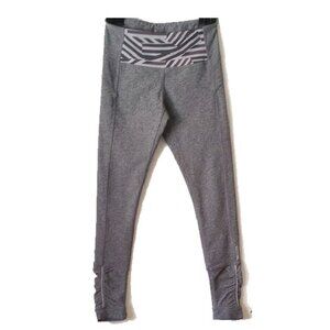 *50off3* Mondetta Athletic Full-Length Ruched Leggings M 26x28 Gray Pink